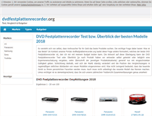 Tablet Screenshot of dvdfestplattenrecorder.org